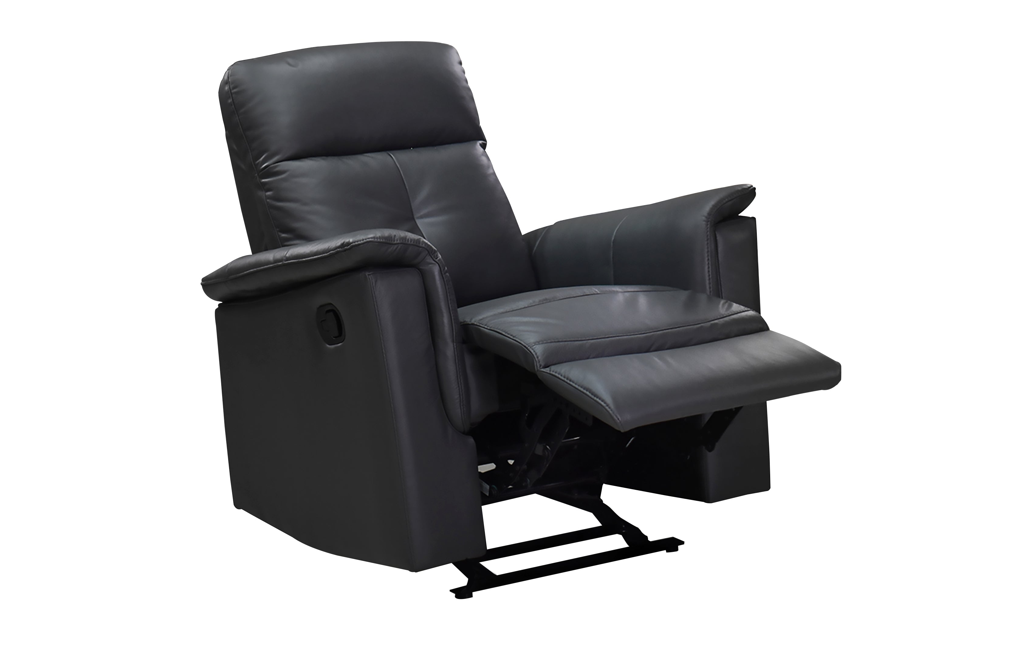 Dark Grey Top Grain Leather Ellesmere Reclining Sofa Collection 99944DGY