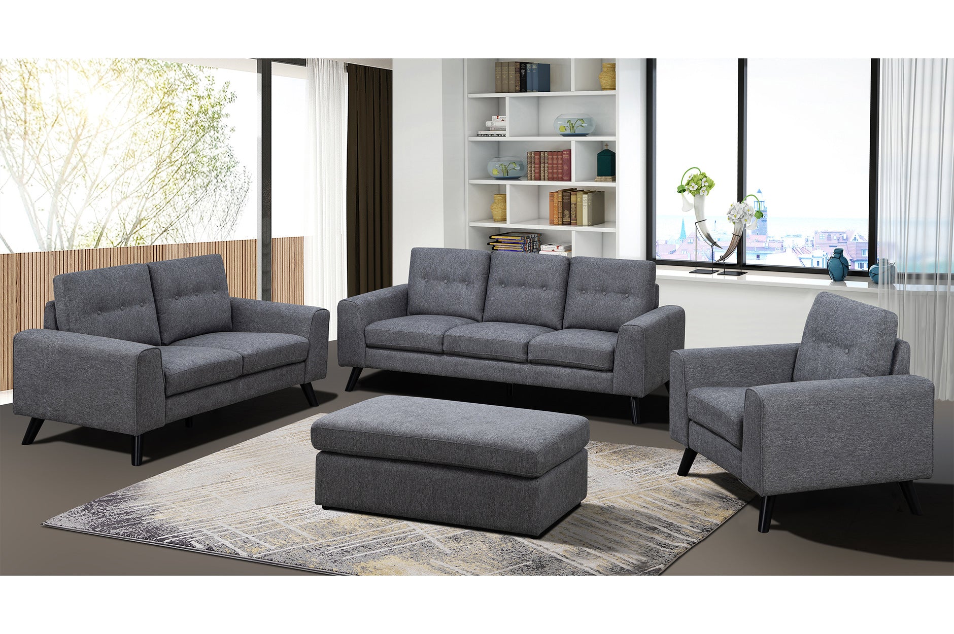 Evelyn Sofa Collection 99947GRY