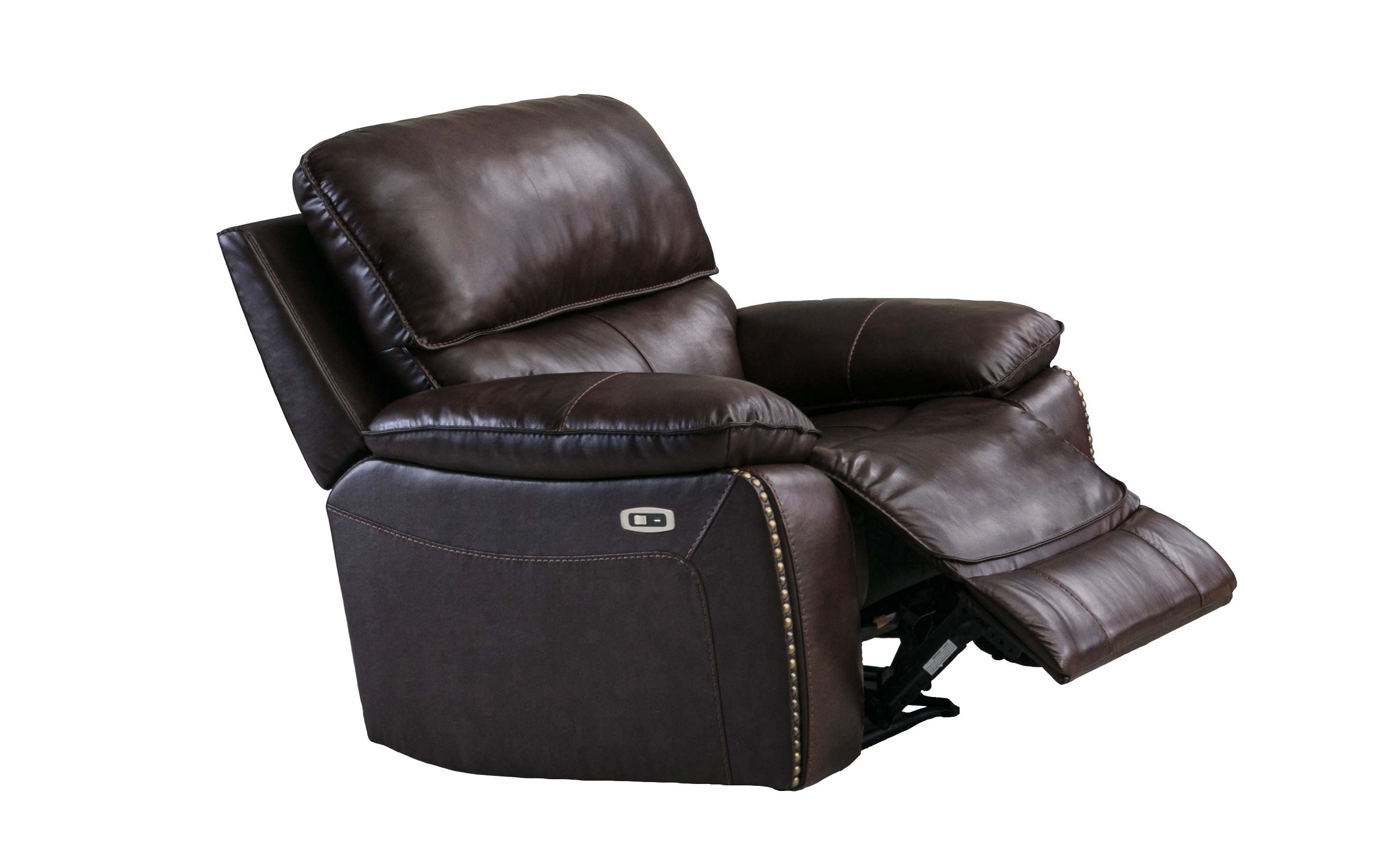 Gilbert Power Reclining Chair Top Grain Leather Brown 99972
