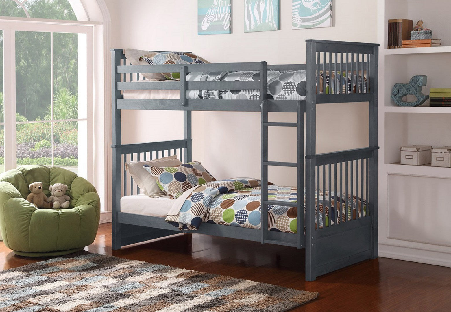 Single Mission Bunk Bed Grey 121