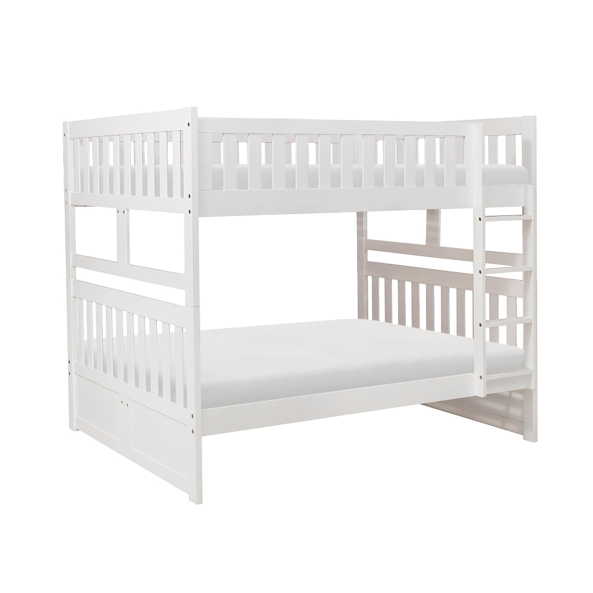 White Galen Full Bunk Bed B2053FFW