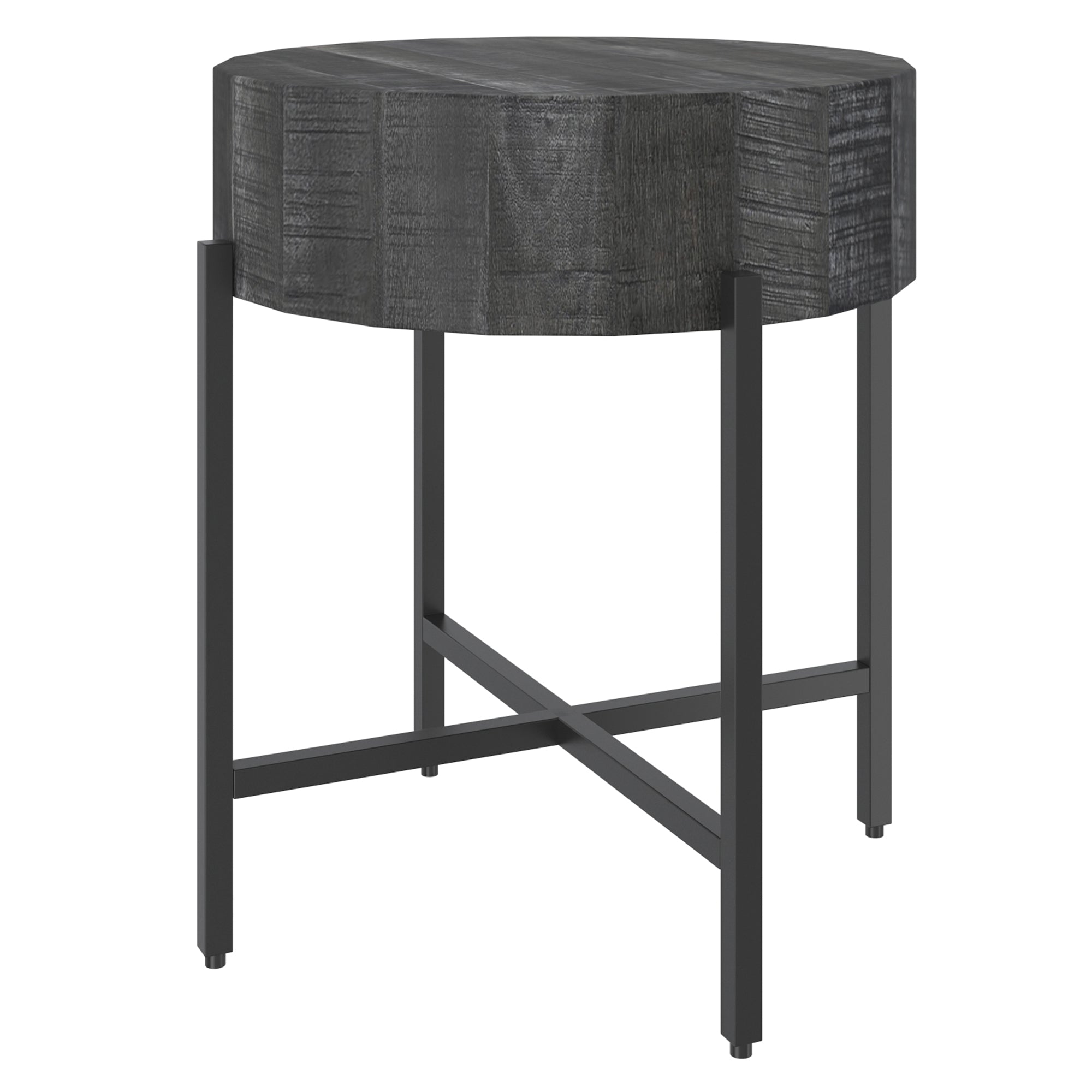 Blox Accent Table in Grey 501-528GY