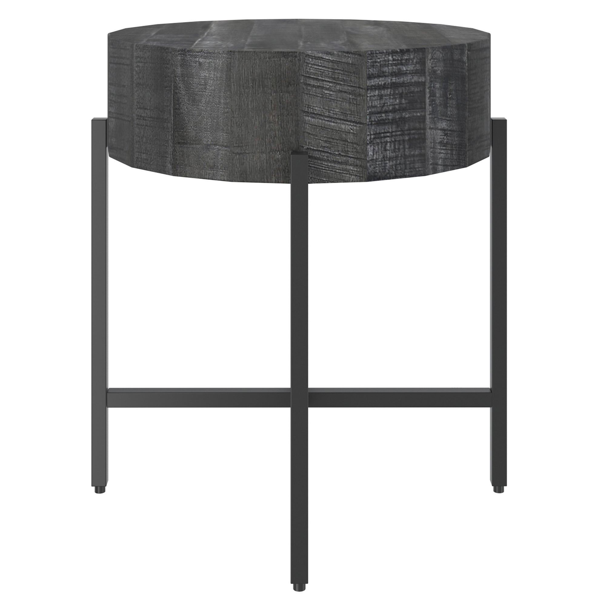 Blox Accent Table in Grey 501-528GY