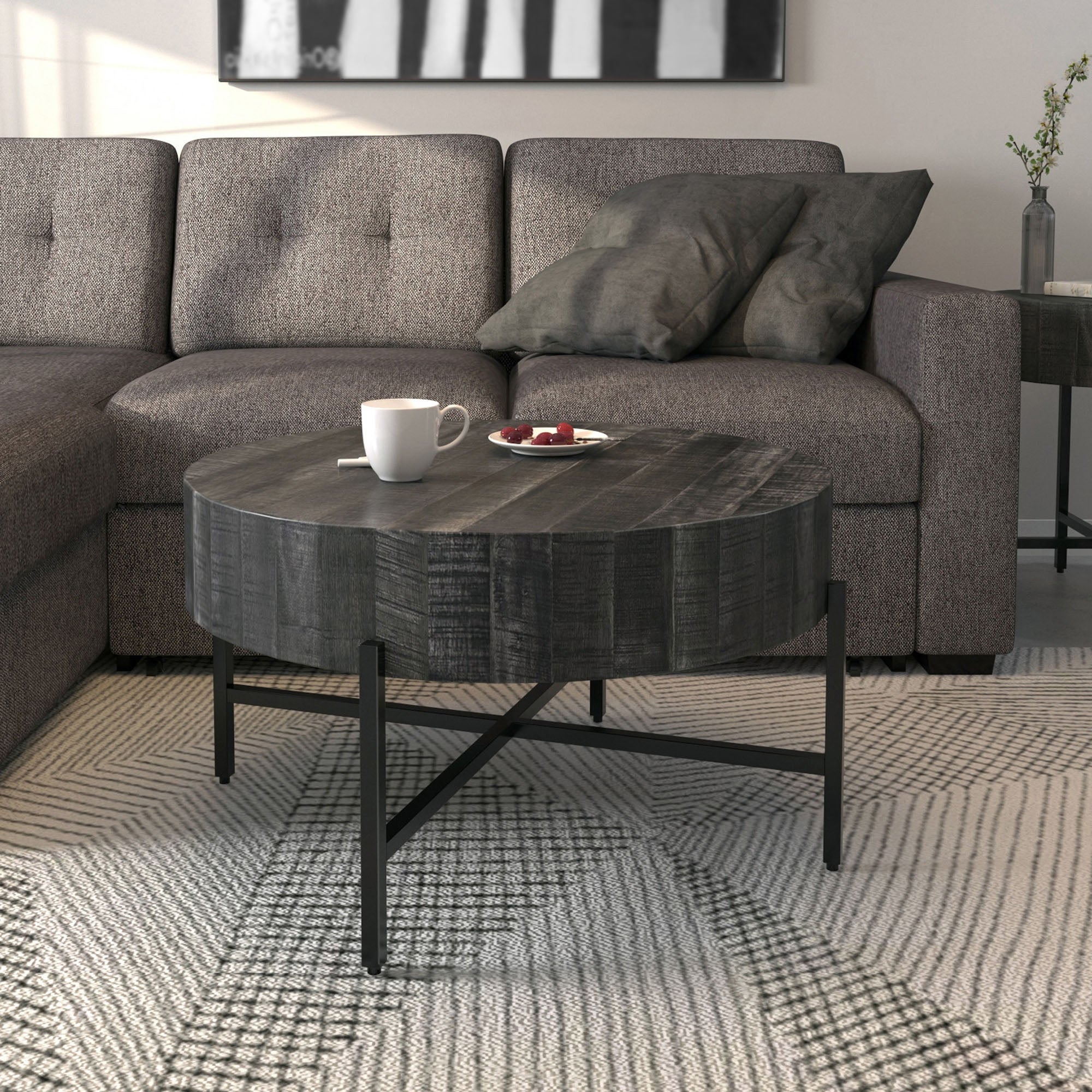 Blox Coffee Table in Grey 301-528GY