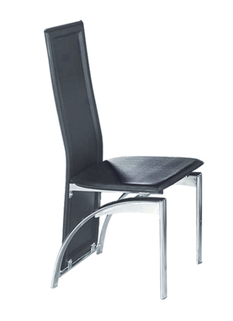 Black Tempered Glass 7PC Dining Set IF5067