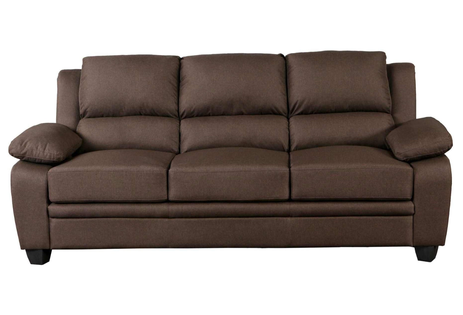 Brown Fabric Sofa