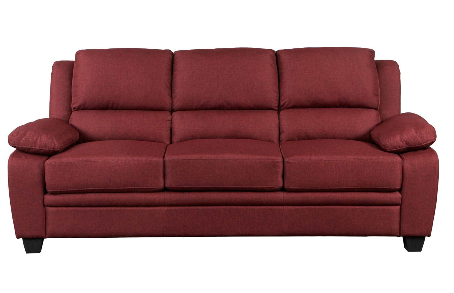Red Fabric Sofa