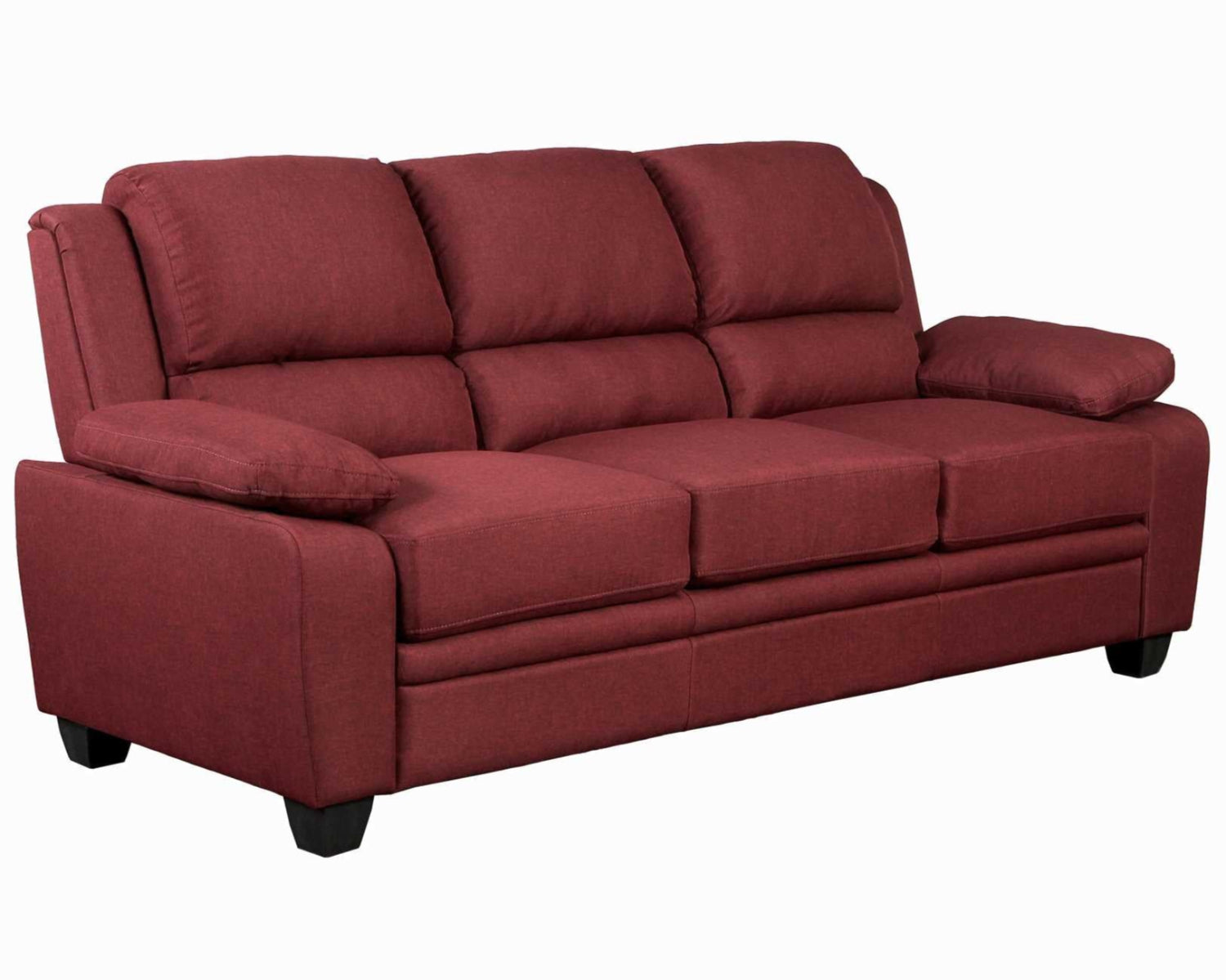 Red Fabric Sofa