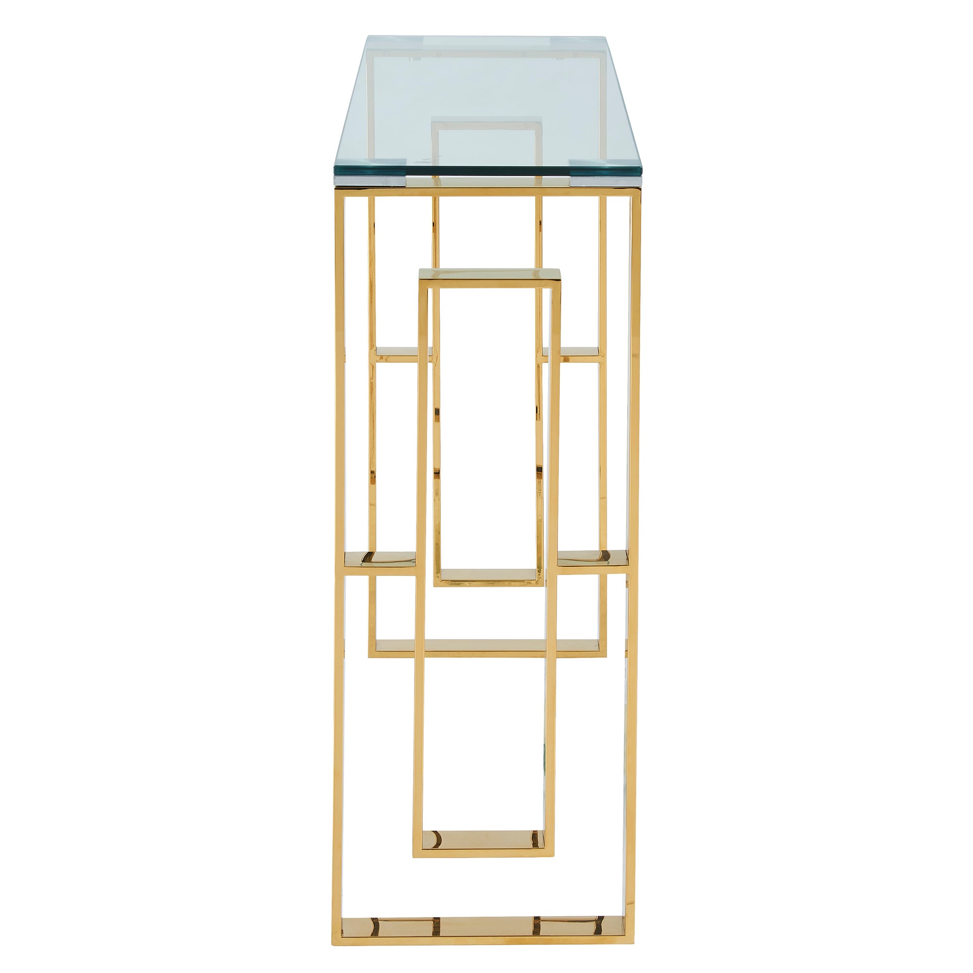 Eros Console/Desk in Gold  502-482GL