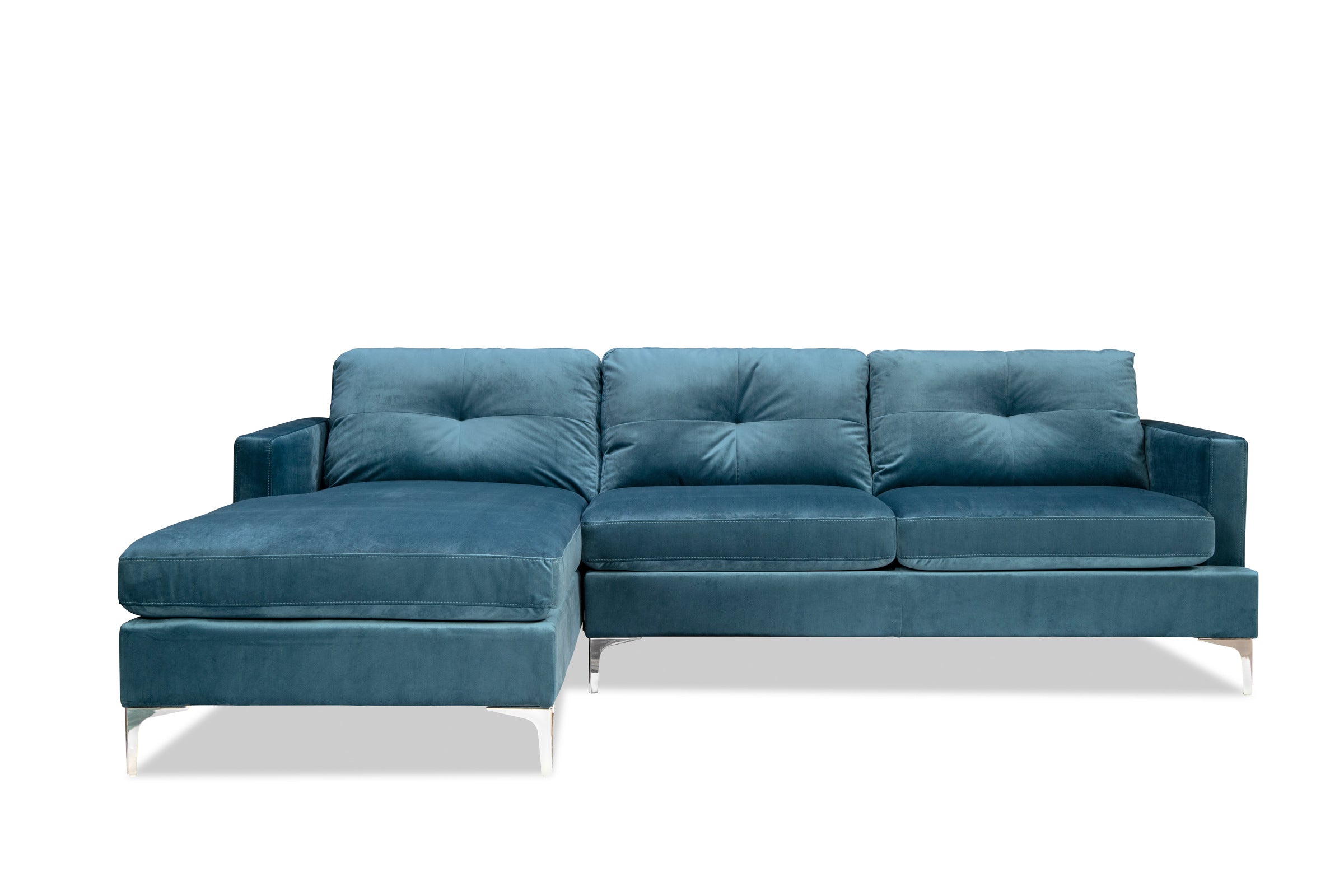 Hamilton Sectional Sofa Blue Velvet - 99814