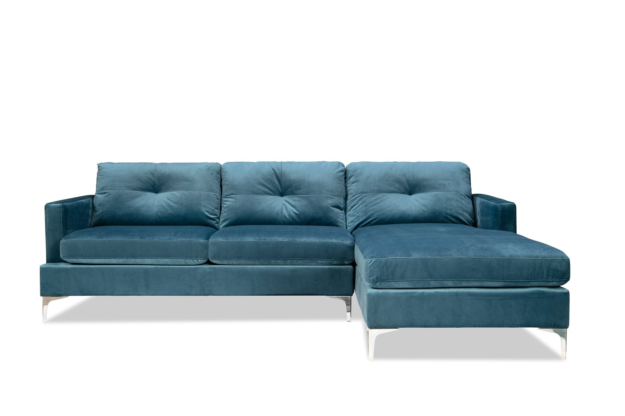 Hamilton Sectional Sofa Blue Velvet - 99814