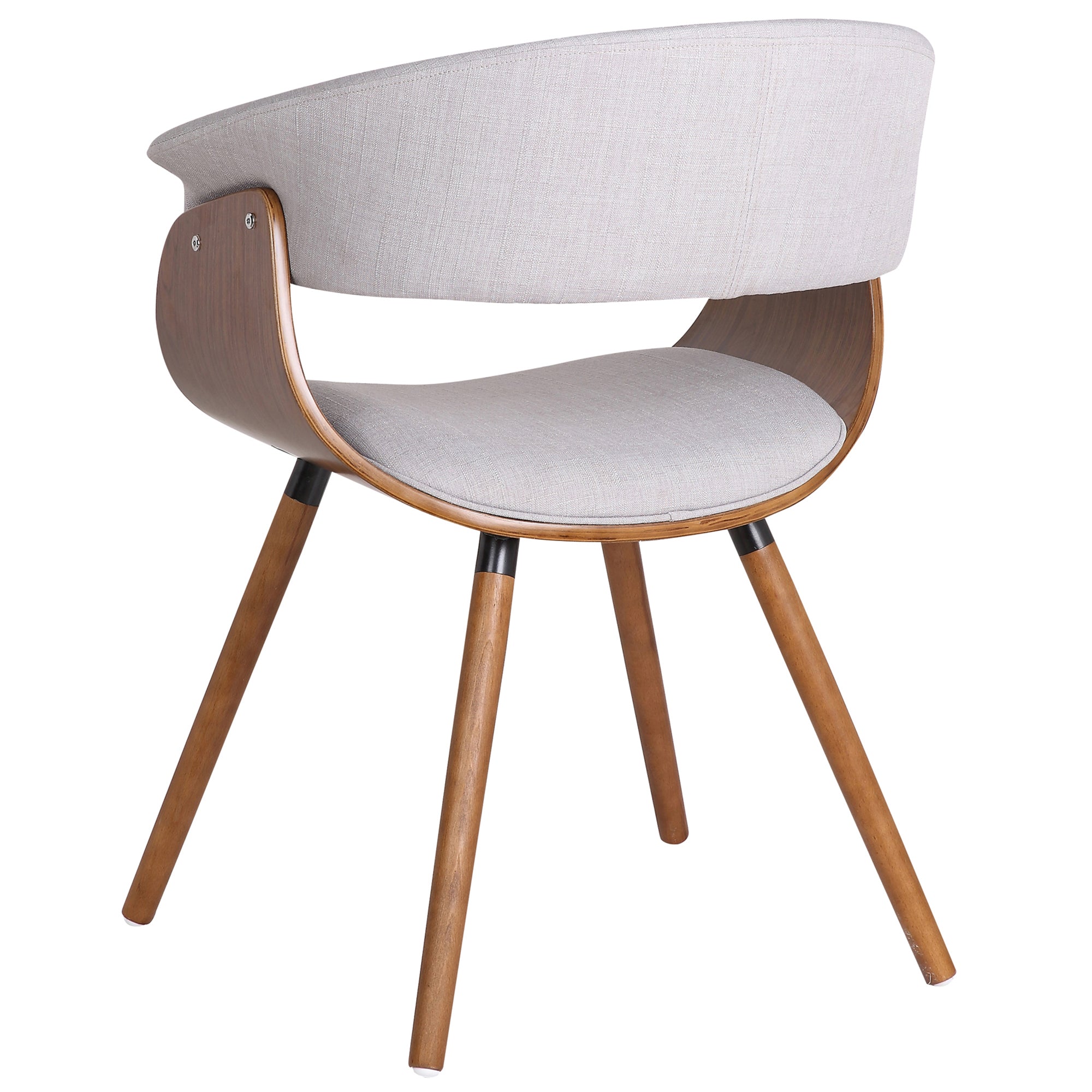 Holt Accent/Dining Chair in Grey and Walnut 403-981GY
