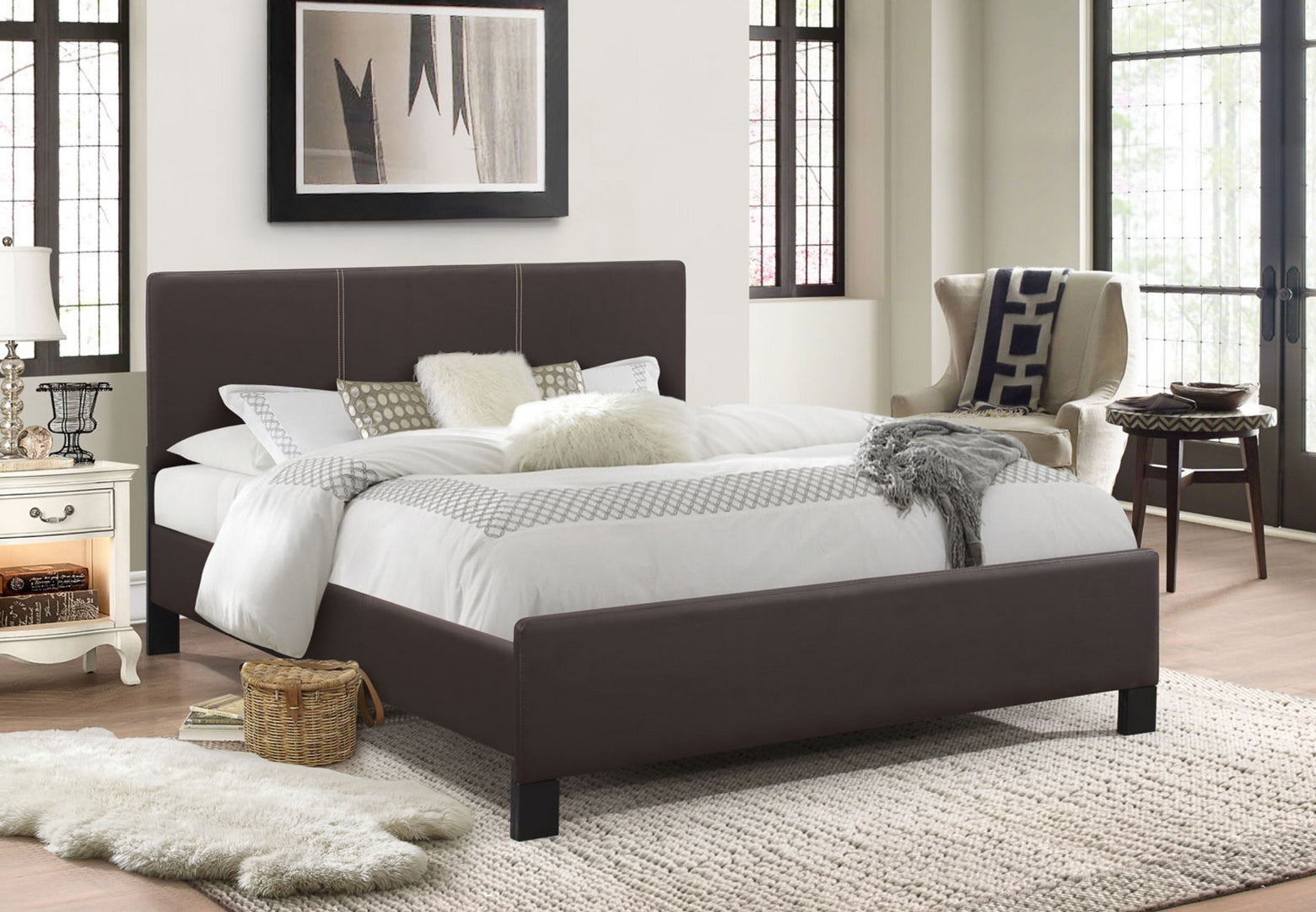 Espresso PU Bed Collection