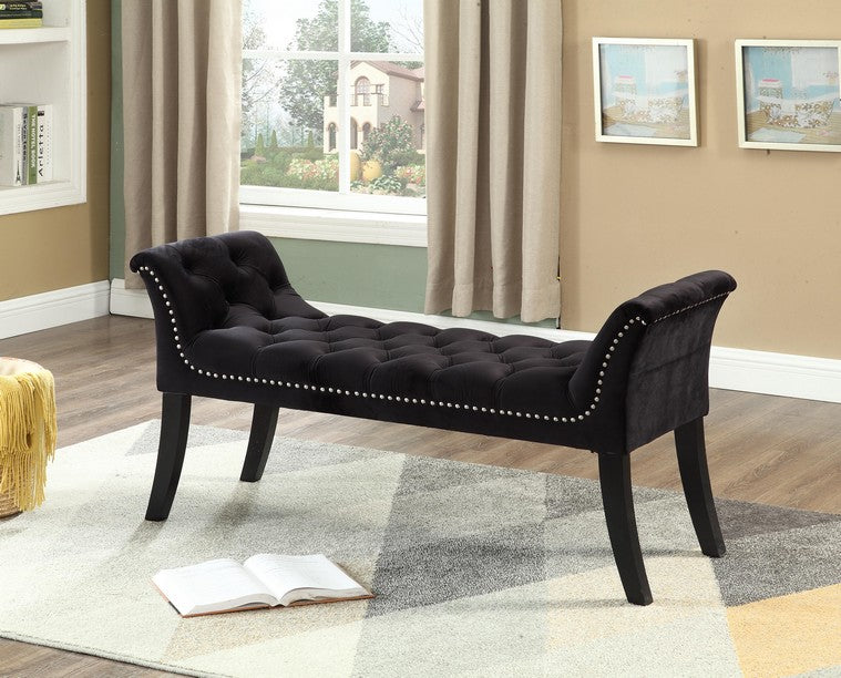 Black Velvet Bench IF-6231
