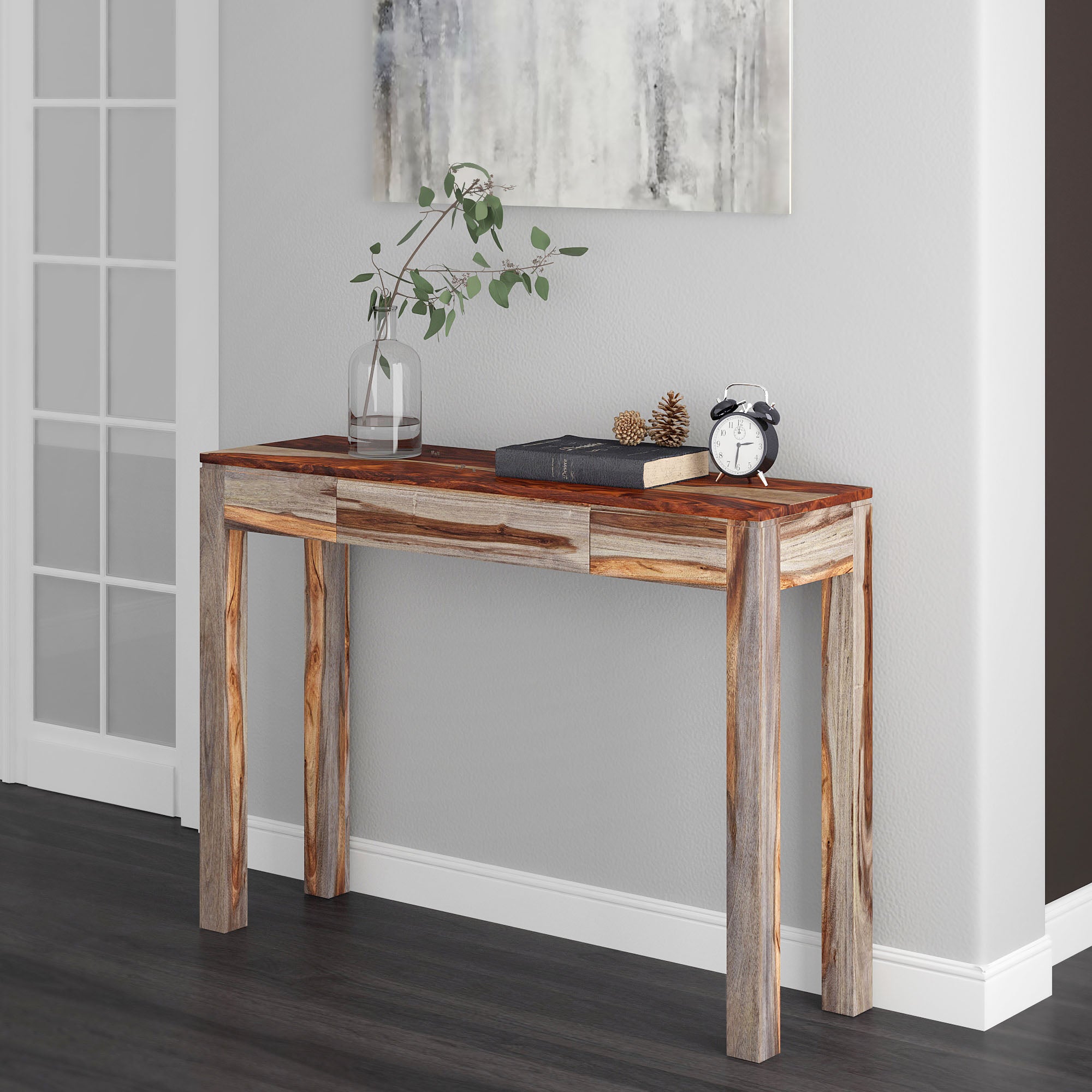 Idris Console/Desk in Grey 502-814GY