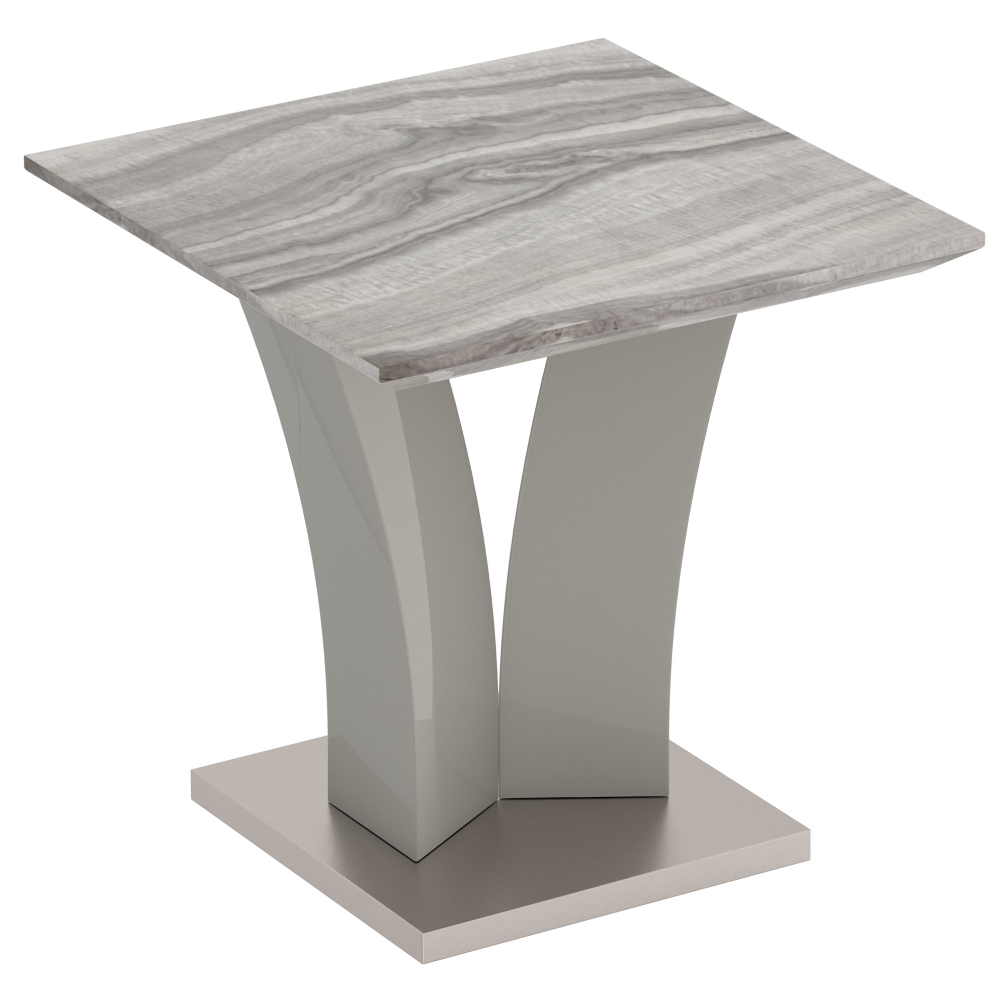 Napoli Accent Table in Light Grey 501-545GY