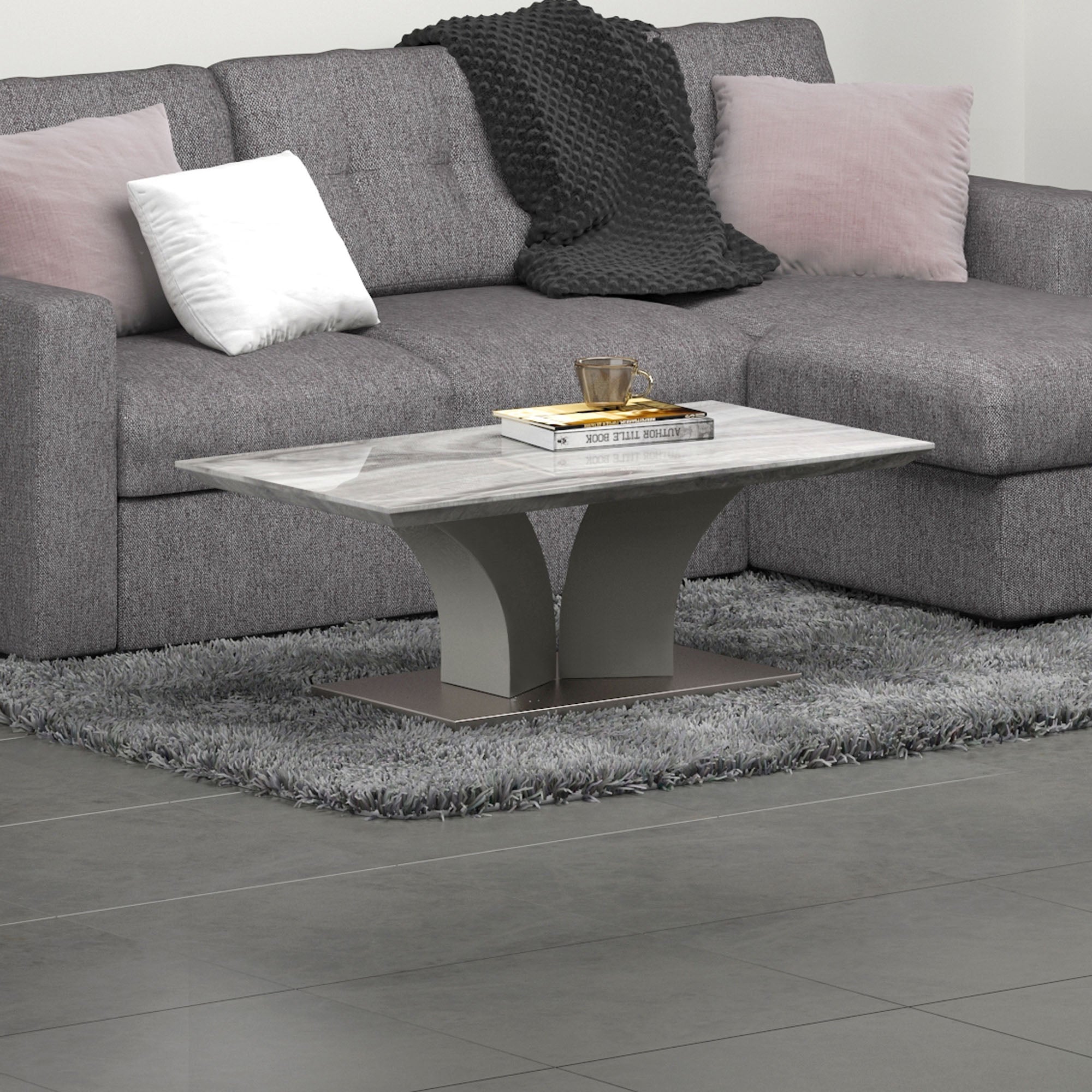 Napoli Coffee Table in Light Grey 301-545GY