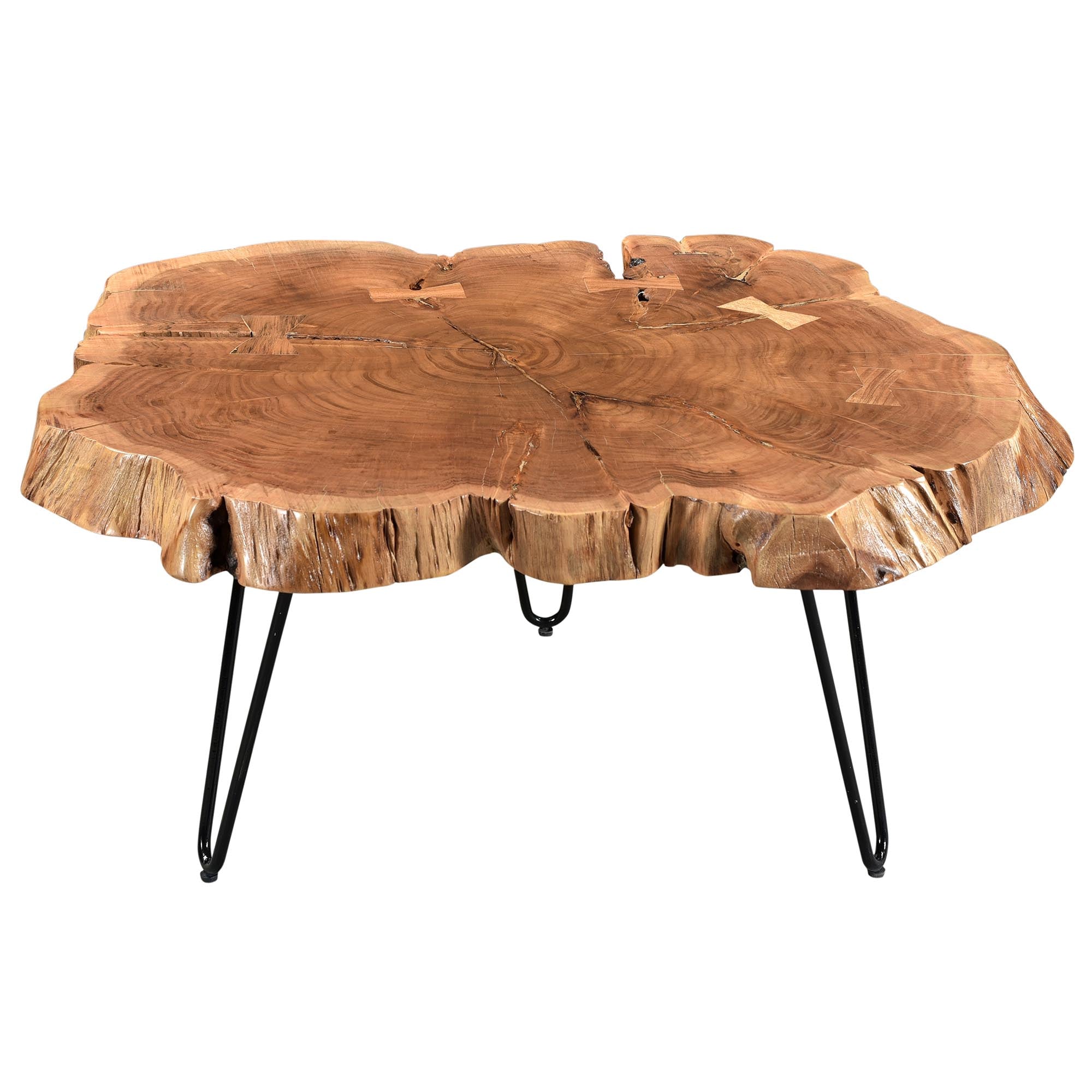 Nila Coffee Table in Natural and Black 301-329NAT