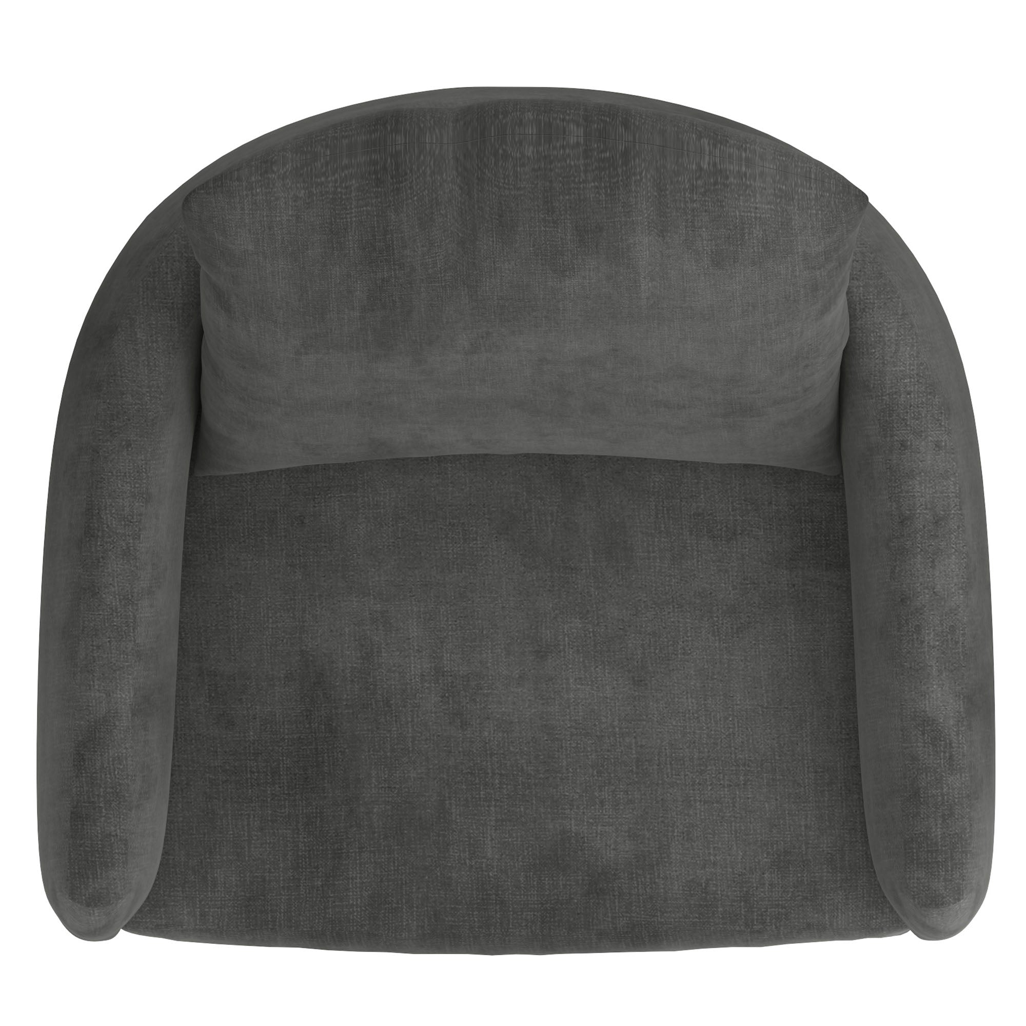 Petrie Accent Chair in Charcoal with Black Leg 403-556CH/BK