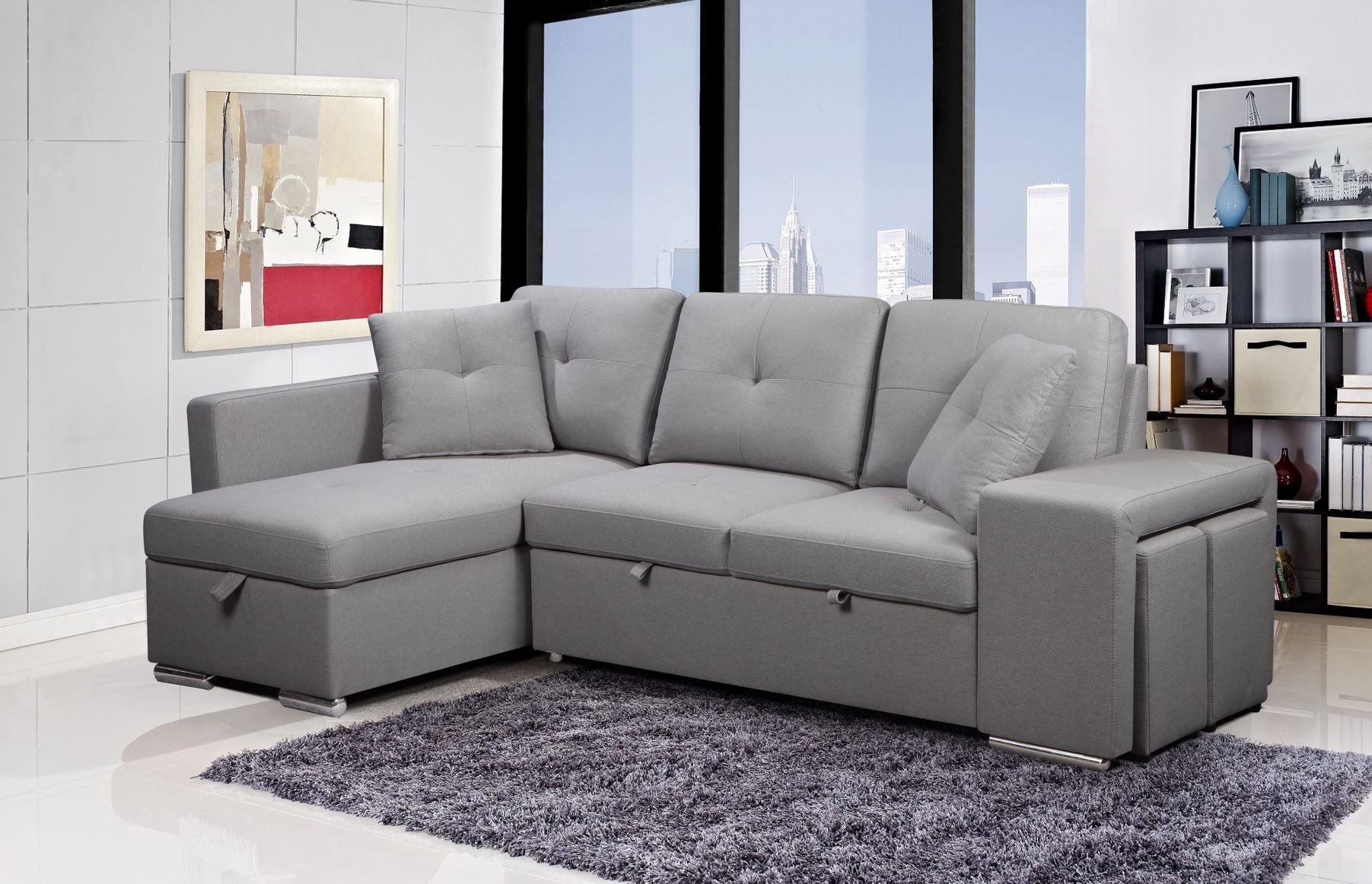 George Sofa Bed Grey RK7228