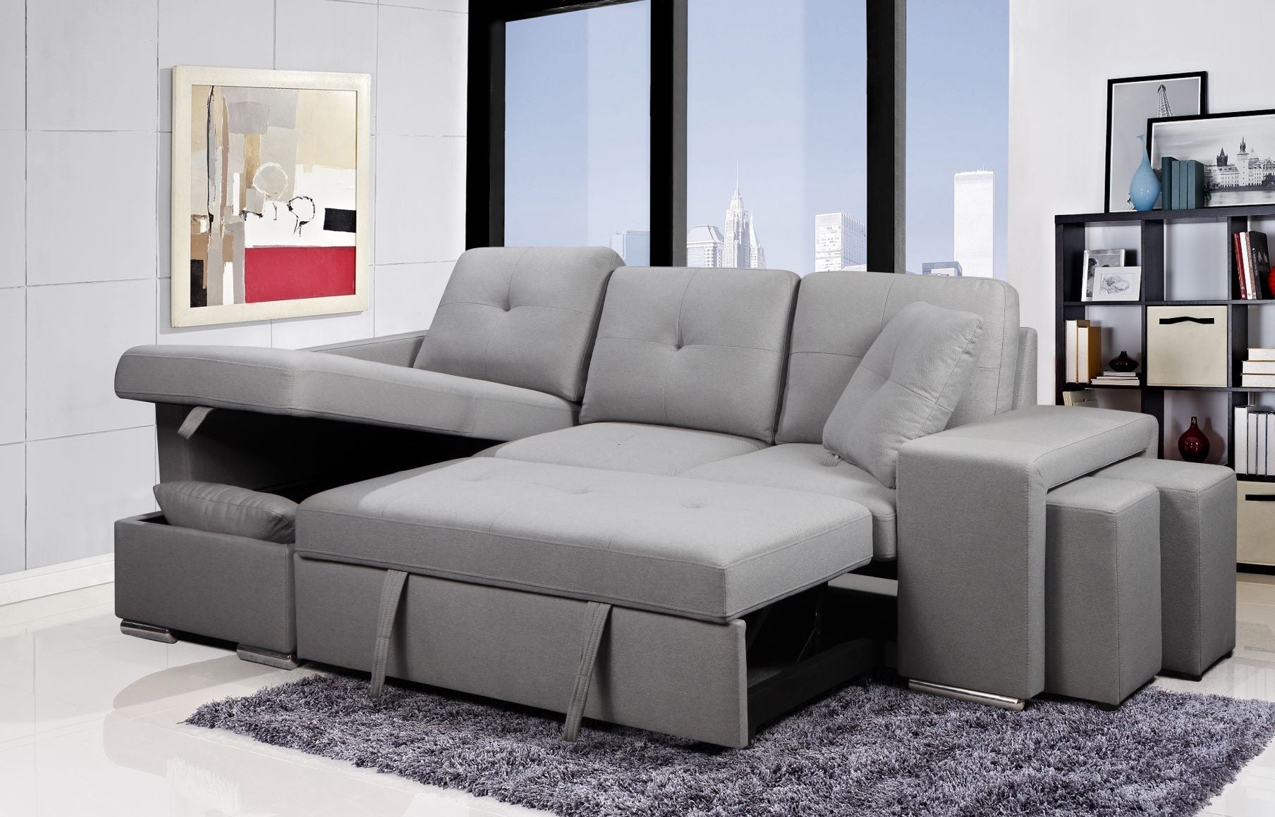 George Sofa Bed Grey RK7228