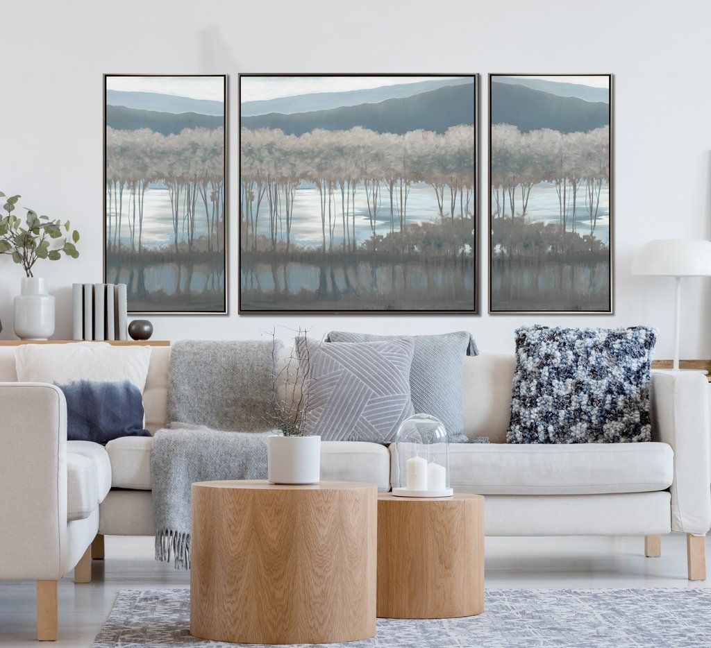 Scenic Blues 3 PC Floating Frame