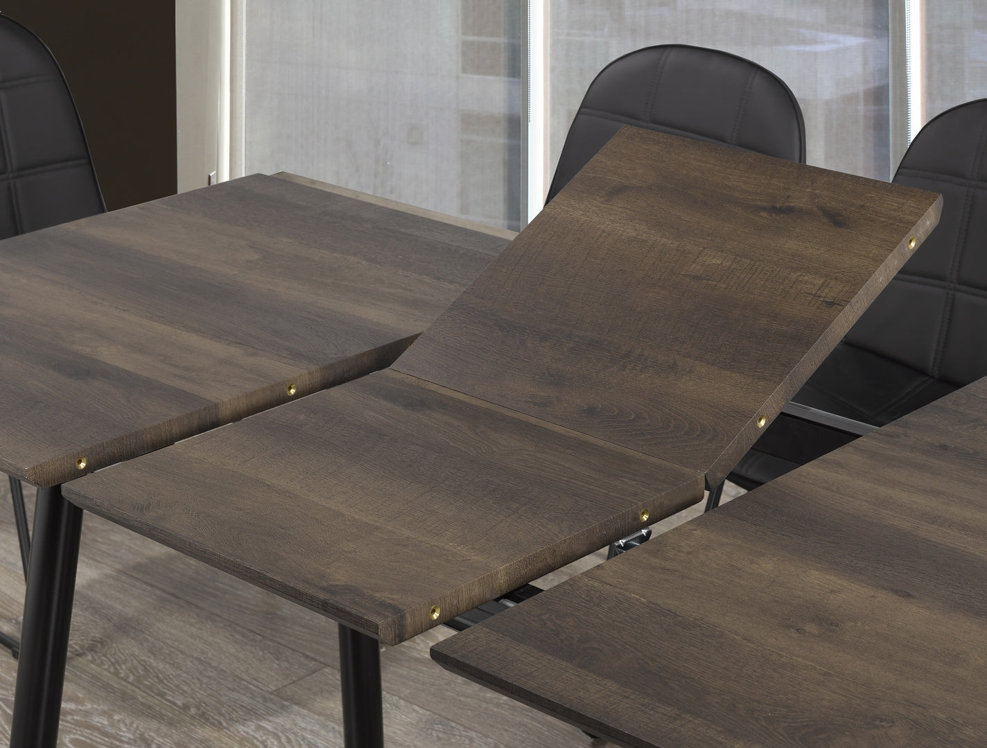 Self Storing Butterfly Extension Leaf Dining Table 1814