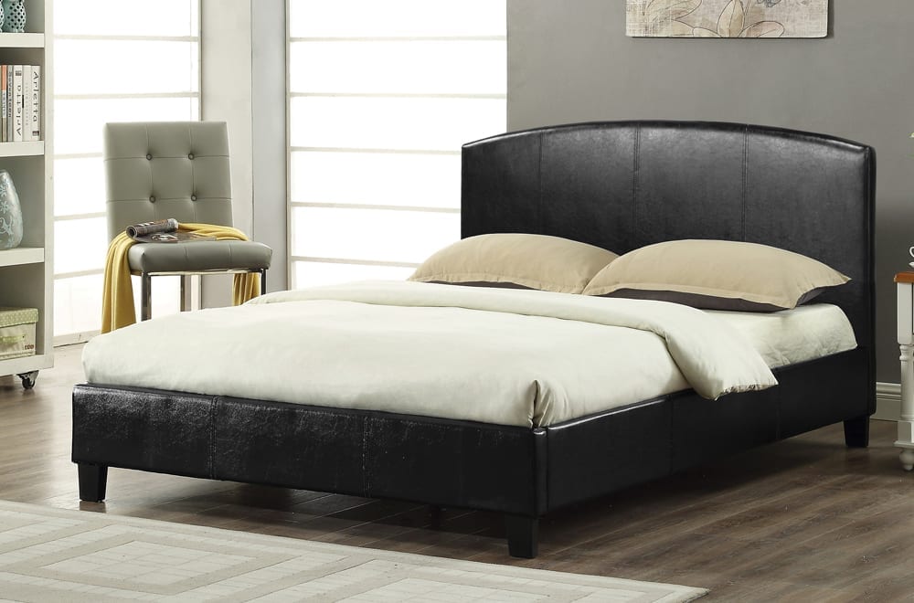 Black Platform Bed T 2350