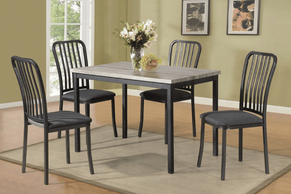 Rectangular Dining Table With 4 Chairs T 3721 /3720