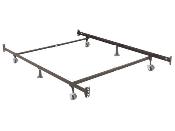 Bed Frame 39″/54″ Double-Ended Frame (4 Wheels, 2 Glides)  T55