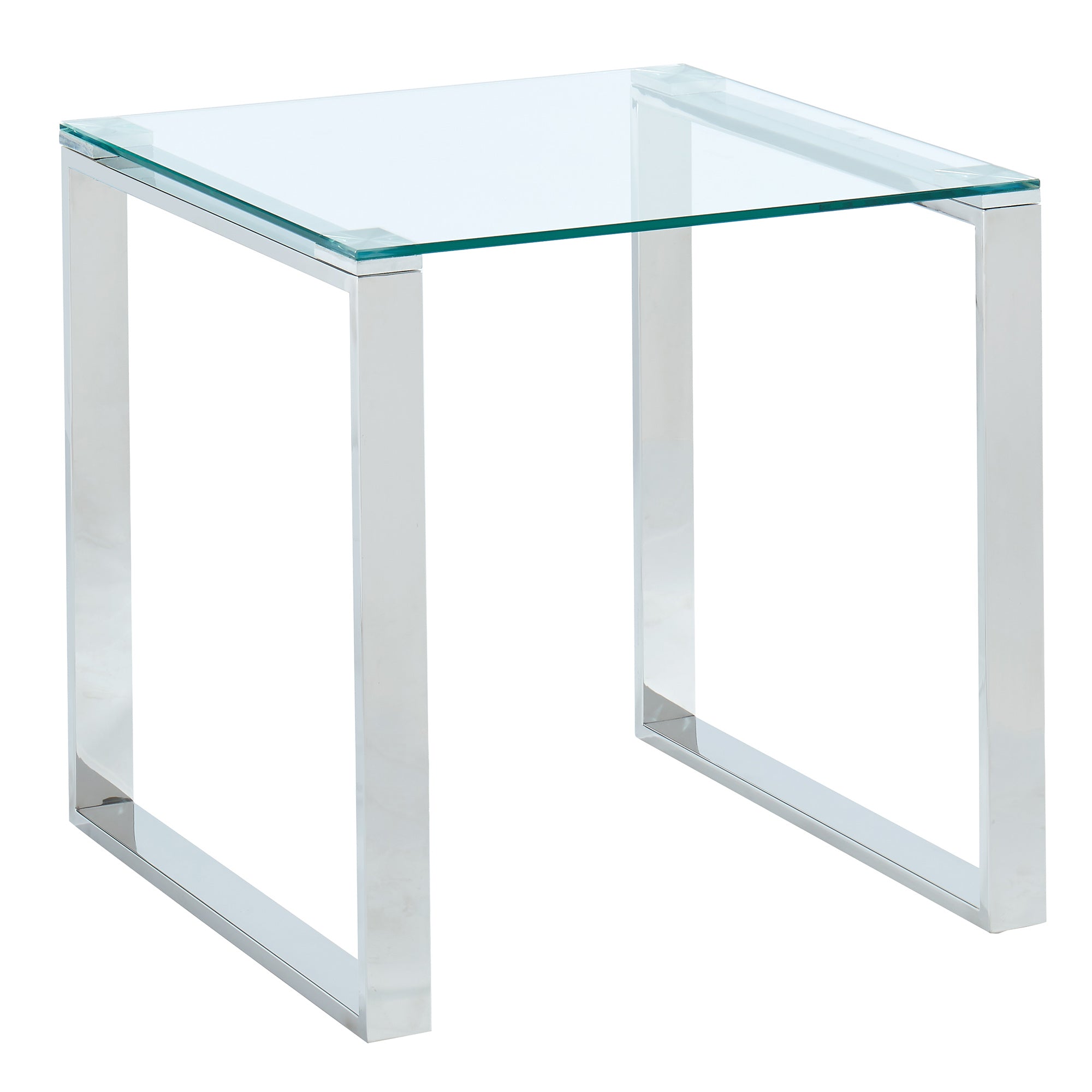 Zevon Accent Table in Silver 501-408CH