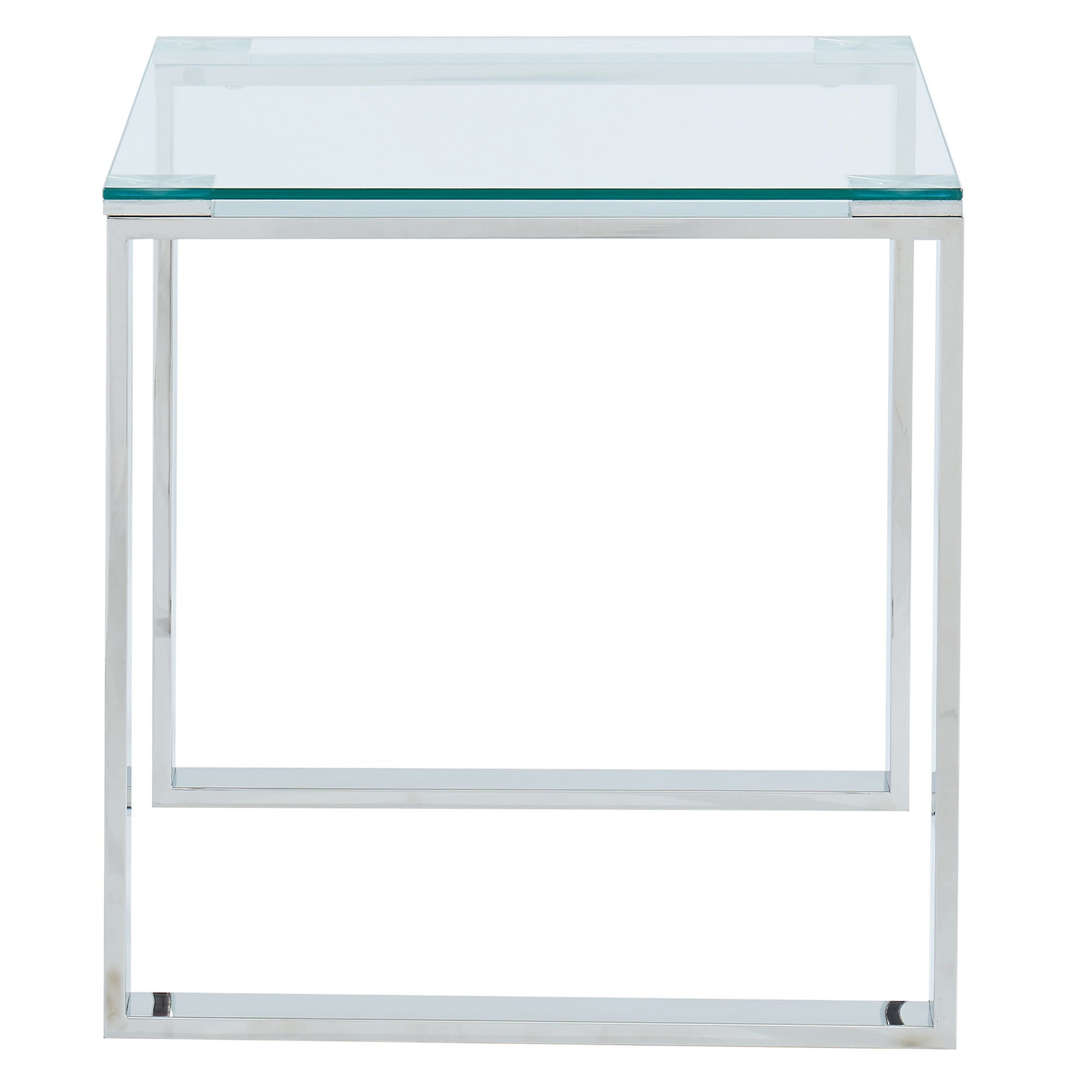 Zevon Accent Table in Silver 501-408CH