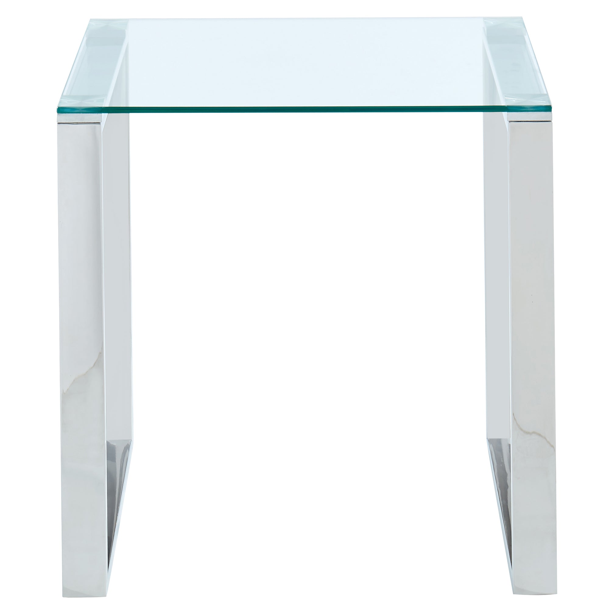 Zevon Accent Table in Silver 501-408CH