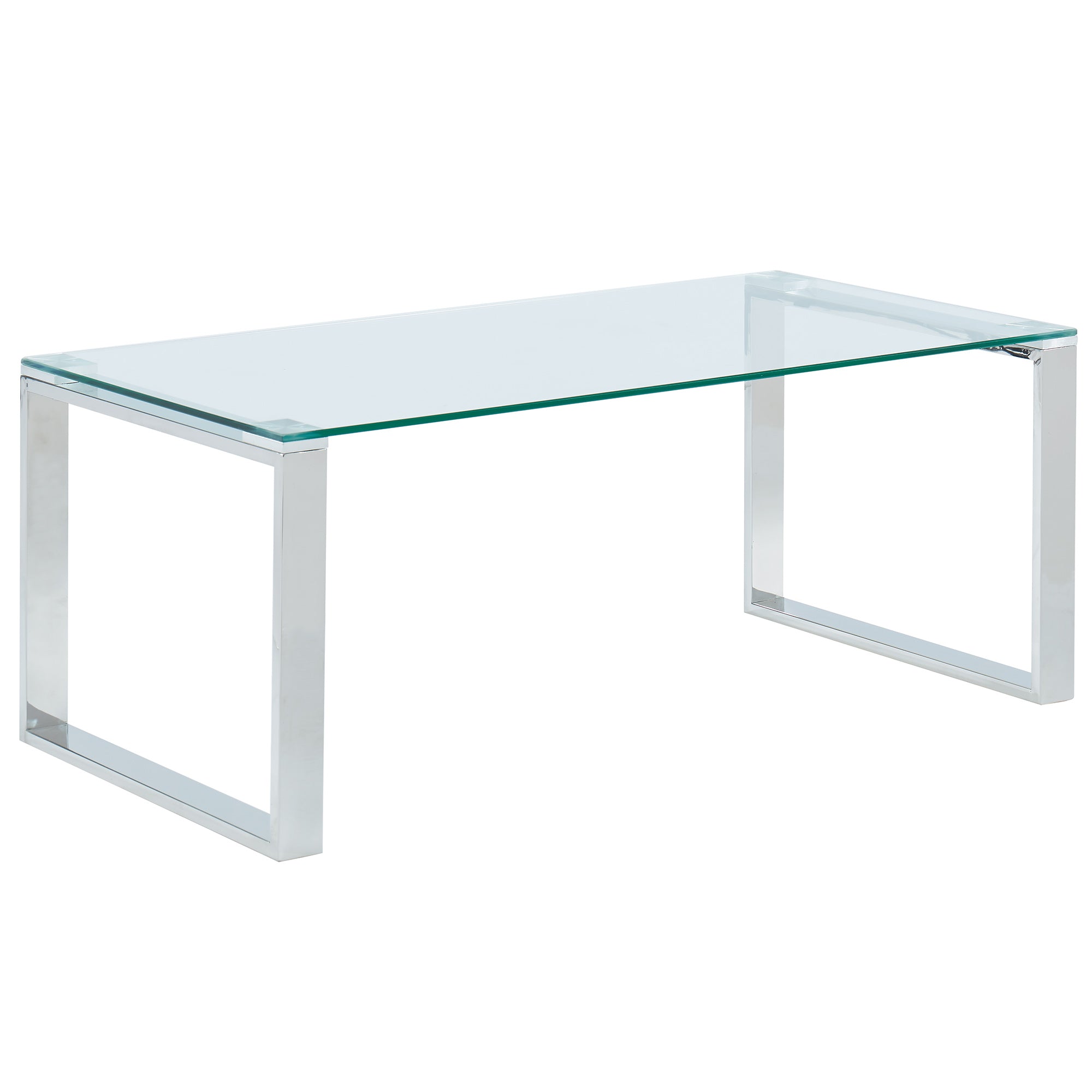 Zevon Coffee Table in Silver 301-408CH