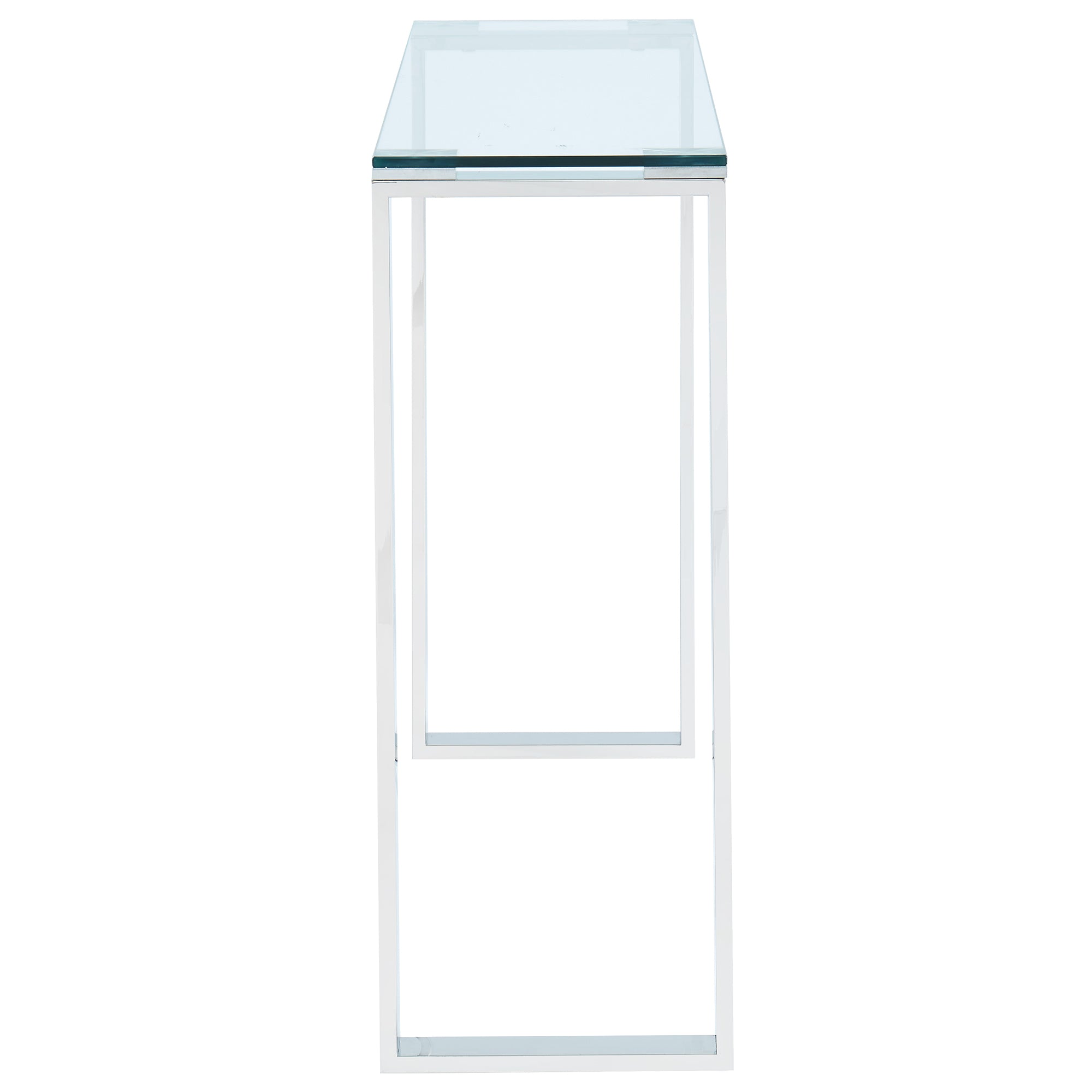 Zevon Console/Desk in Silver 502-408CH