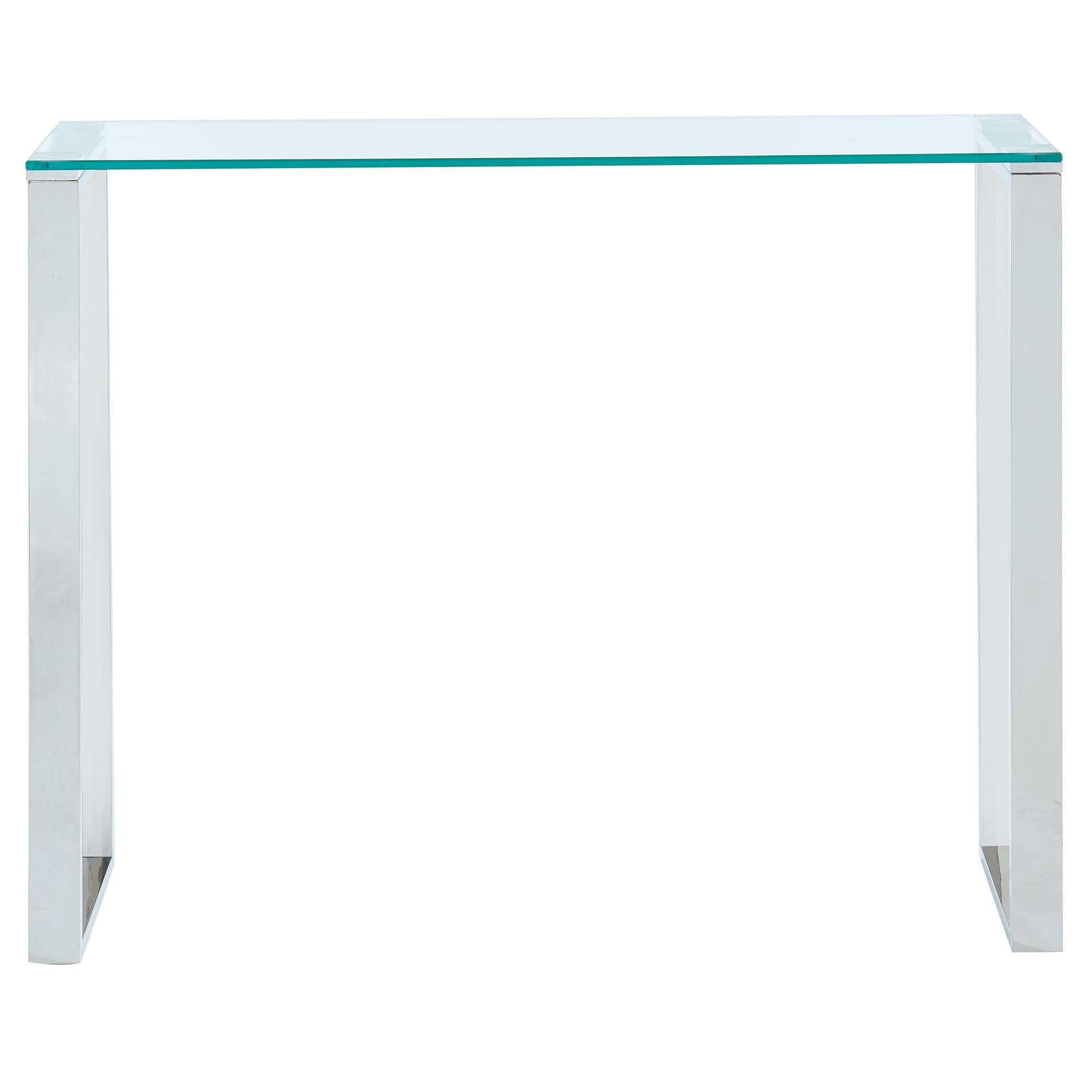 Zevon Console/Desk in Silver 502-408CH