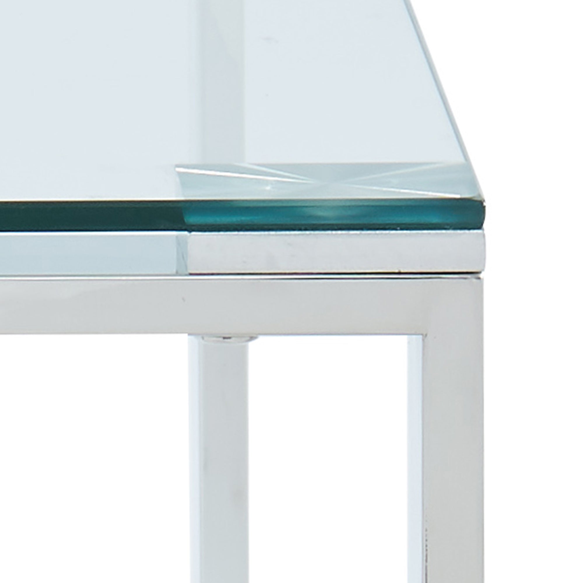 Zevon Console/Desk in Silver 502-408CH