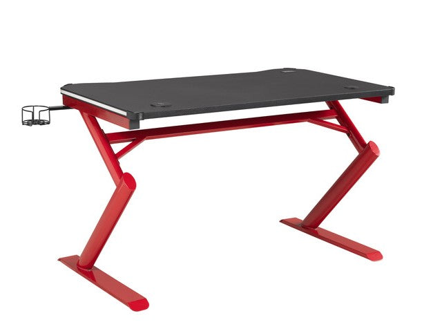 Gaming Desk Black/Red 8028