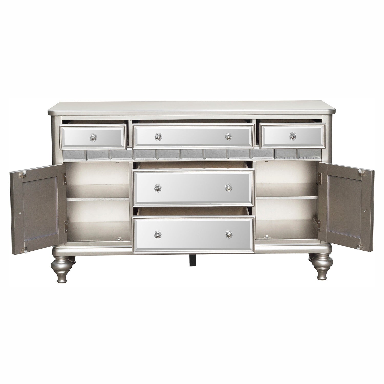 Wooden Silver server