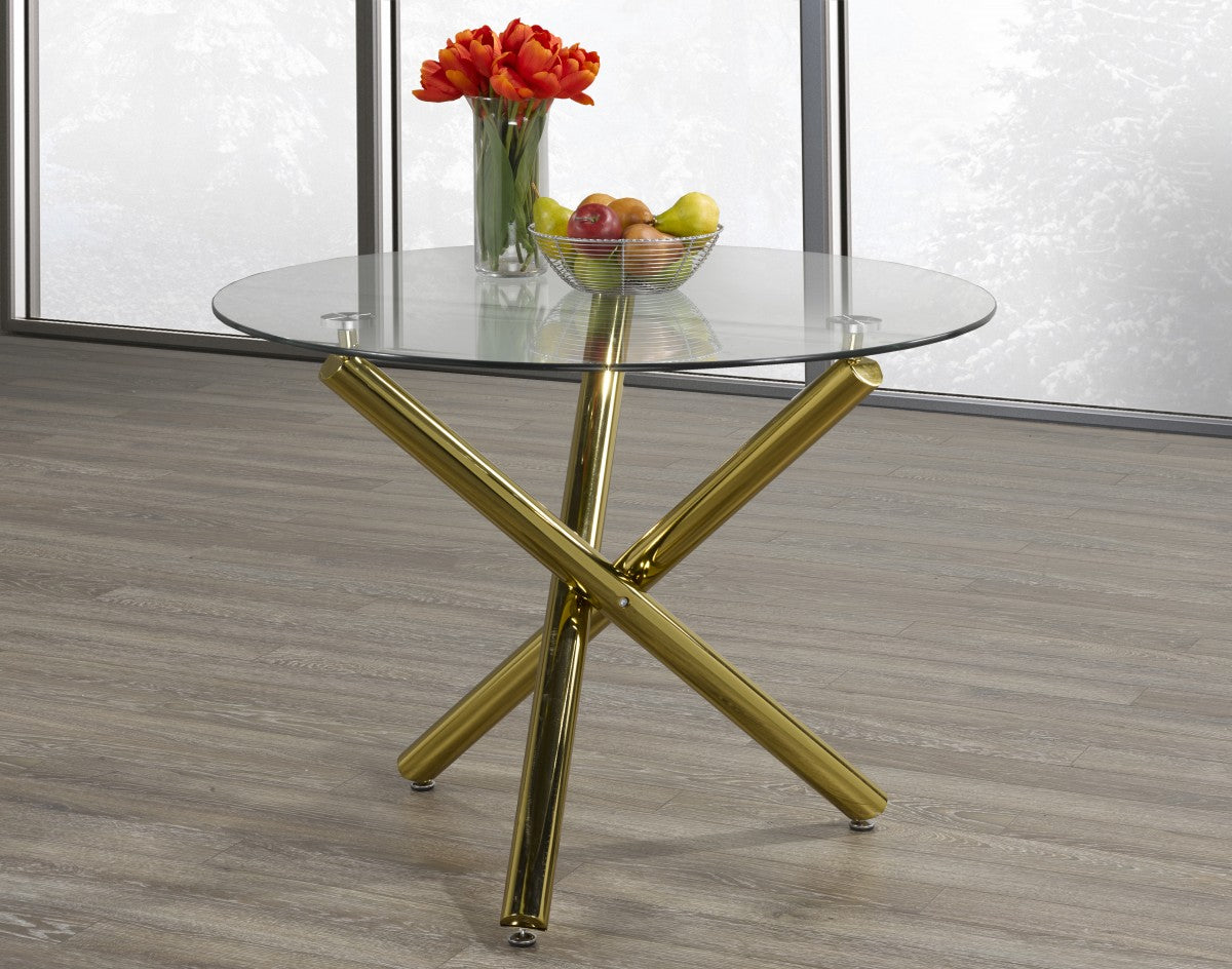 Contemporary Styling Glass Dining Table SAN-001