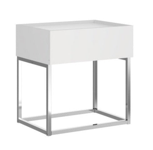 White Matte Night Stand 1342