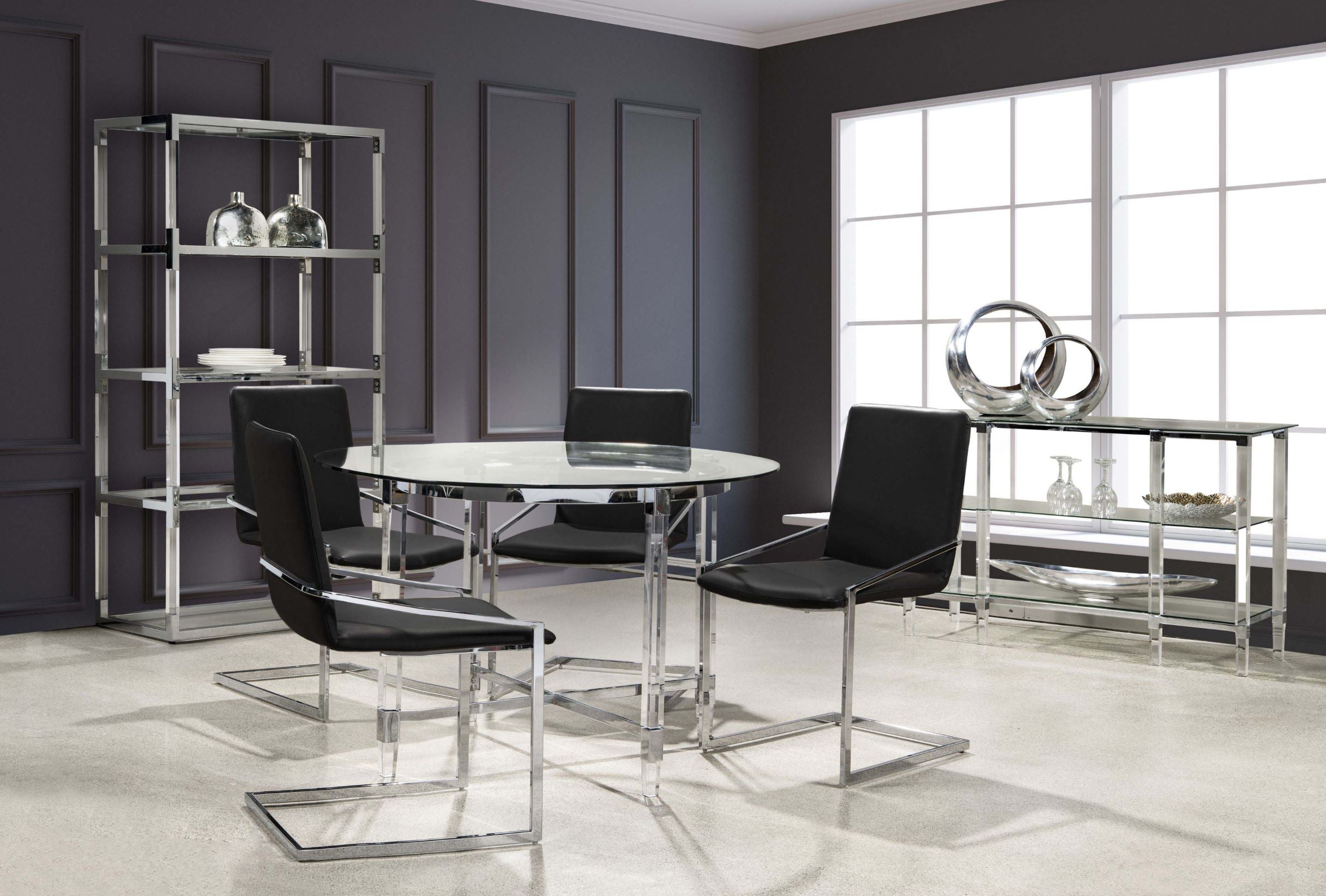 Lyrica Dining Collection Black 3656-45