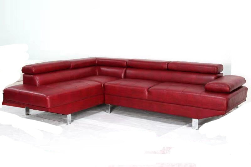 Vienna sectional sofa red
