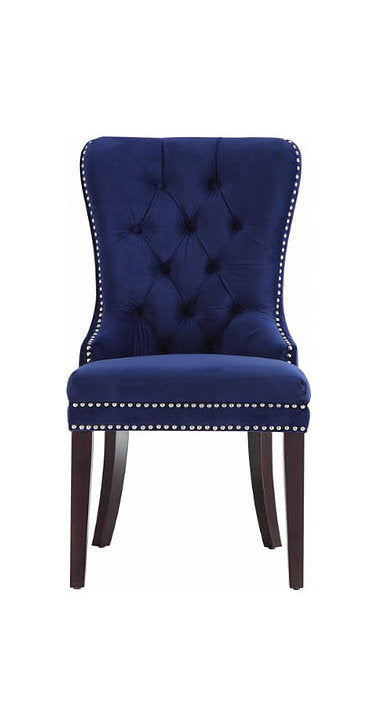 2 Piece Blue Dining Chair C-1222