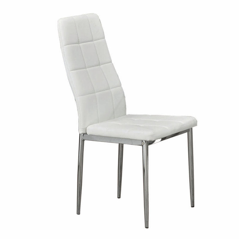 ( Discontinued ) 4Piece White Dining Chair C-1771