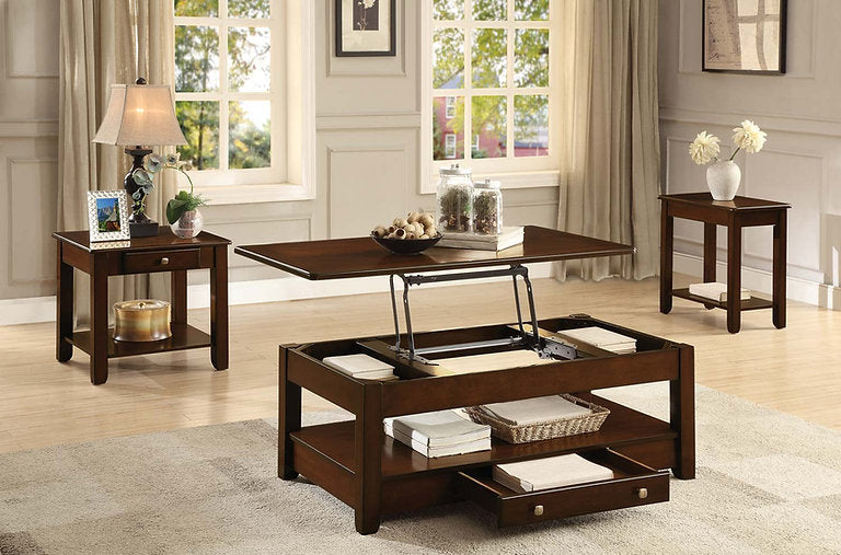 Espresso Lift Top Coffee Table 2032