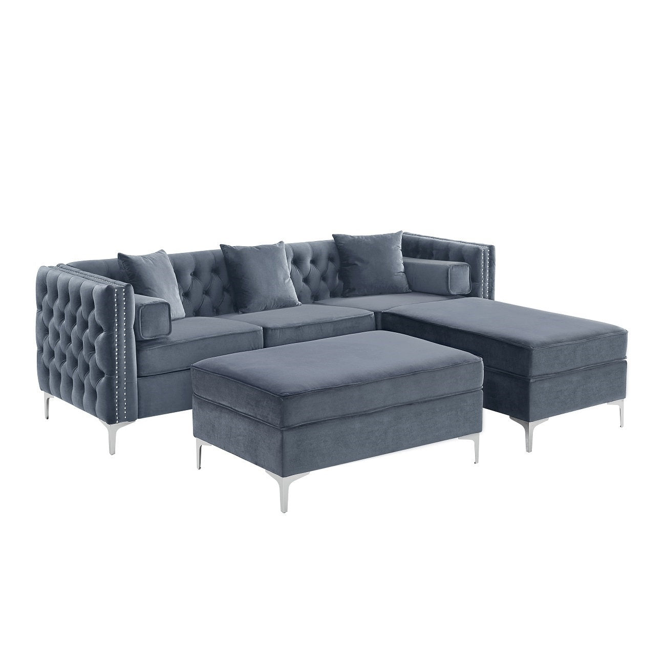 Sectional Sofa W/ Ottoman 9280/9281