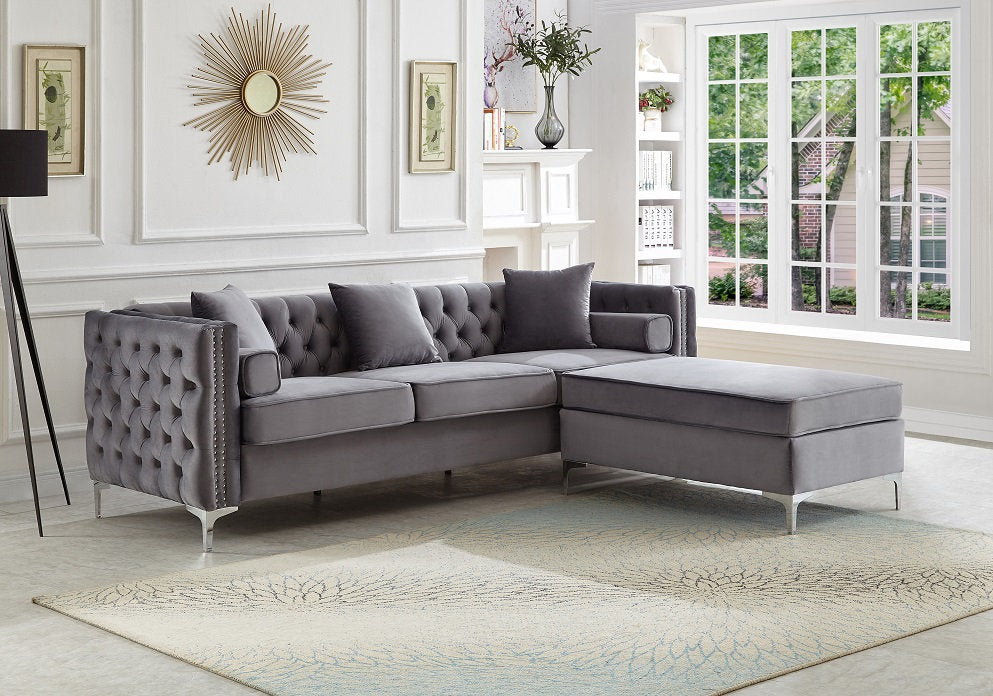 Sectional Sofa W/ Ottoman 9280/9281