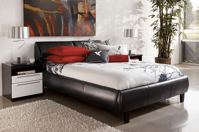 Black PU Bed IF-193B