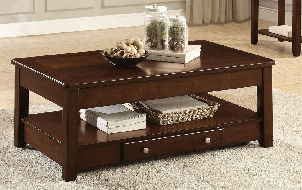 Espresso Lift Top Coffee Table 2032